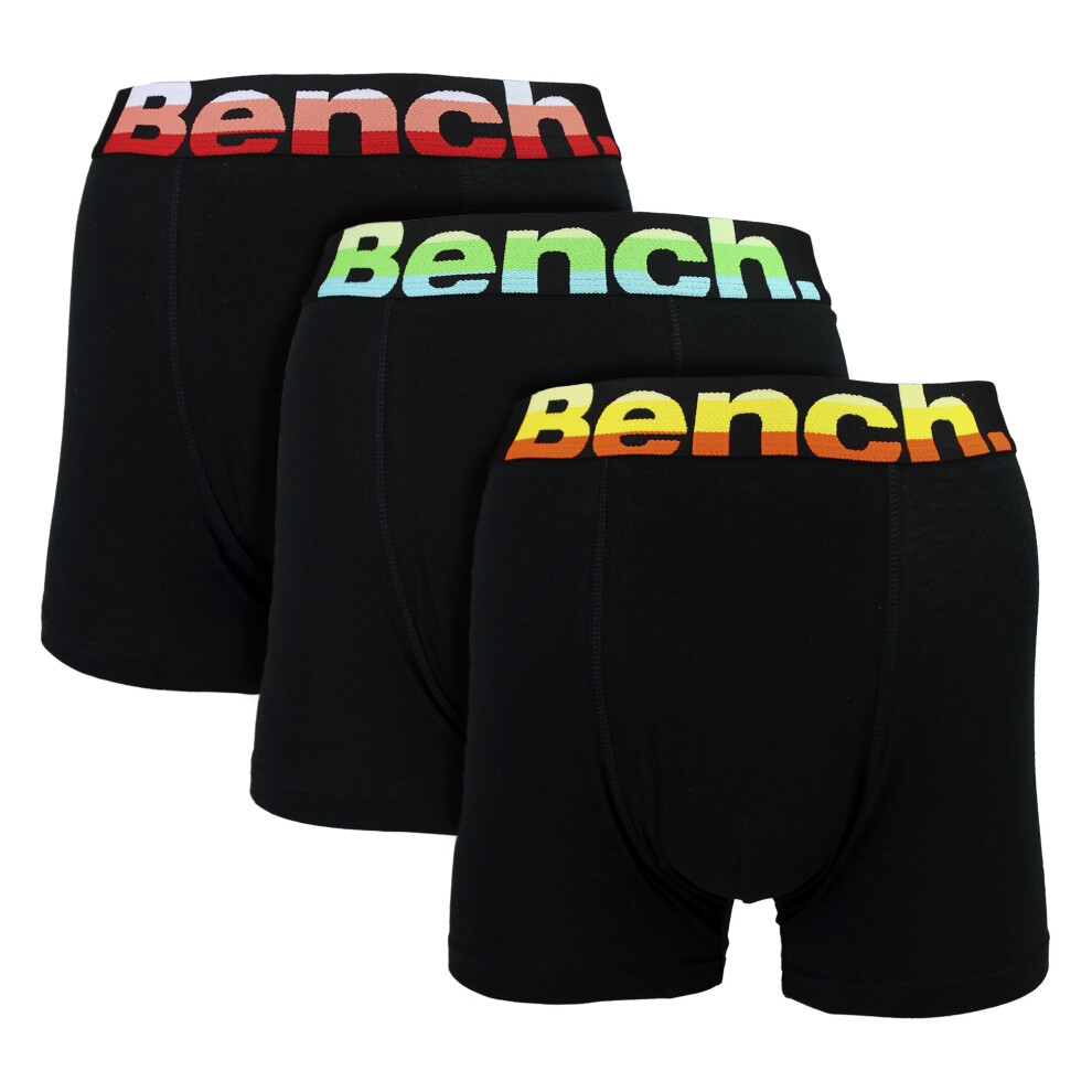 Bench (Xx-Large, Black) - 3 Pack Mens Cotton Boxers Underwear - Arnav Collection