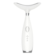 Compact Portable Design Facial Massage Device, Skin Rejuvenation with Tightening and Lifting Effect, LED Thermal Vibration Technologies for Neck