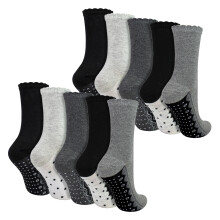 Sock Snob - Sock Snob - 10er Pack Damen Punkte Socken weich atmungsaktiv Baumwolle