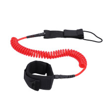 Red Surfboard Leash for Stand Up Paddle Boards – 7mm Urethane Cord