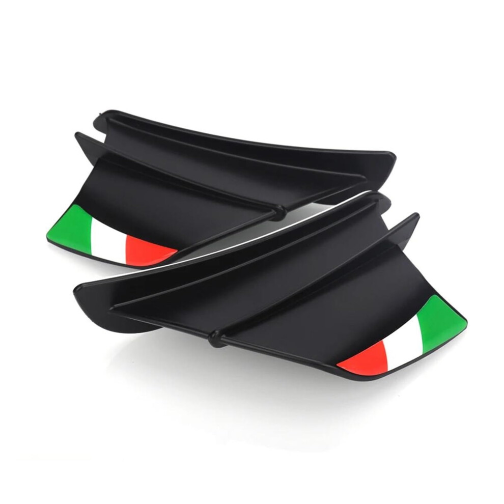 Motorcycle Winglet Spoiler For Aprilia Rs660 Rs125 Rsv4 Aerodynamic Side Wing For Stability Black 9099447562210