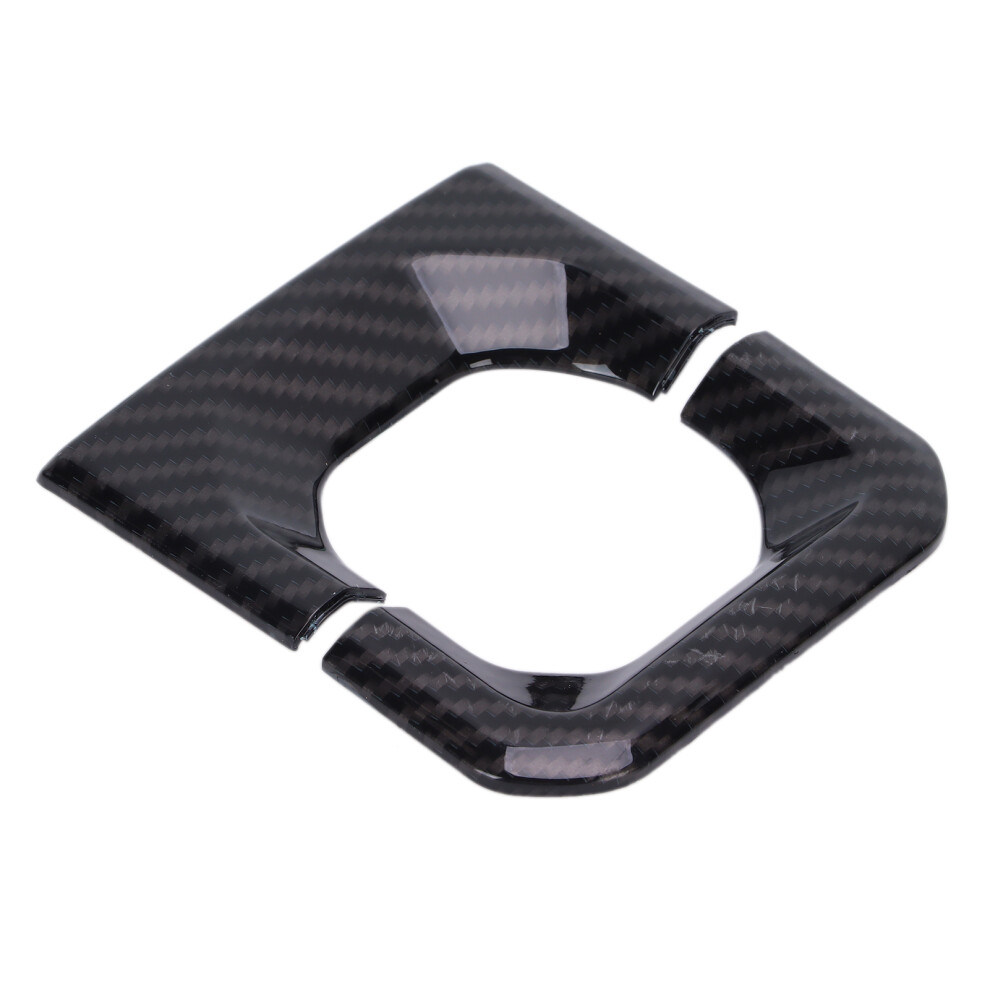 Carbon Fiber Style Gear Shift Knob Trim For Land Rover Defender 110 2020-2021 7641377805787