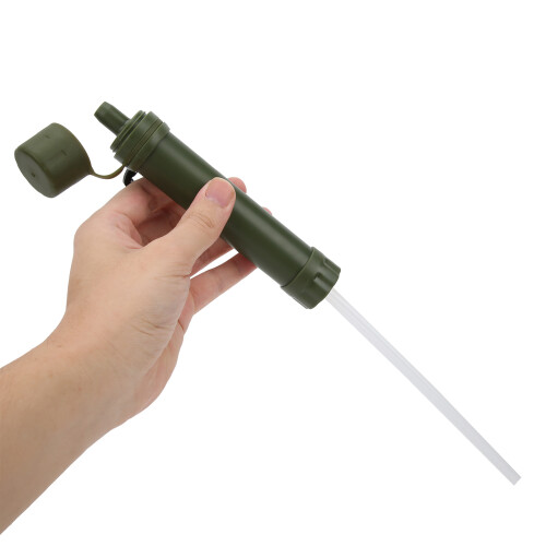 Durable Camping Water Filter Straw with 1500L Capacity and Compass 2