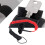 Red Surfboard Leash for SUP Paddleboard, 7mm Urethane Coil 1