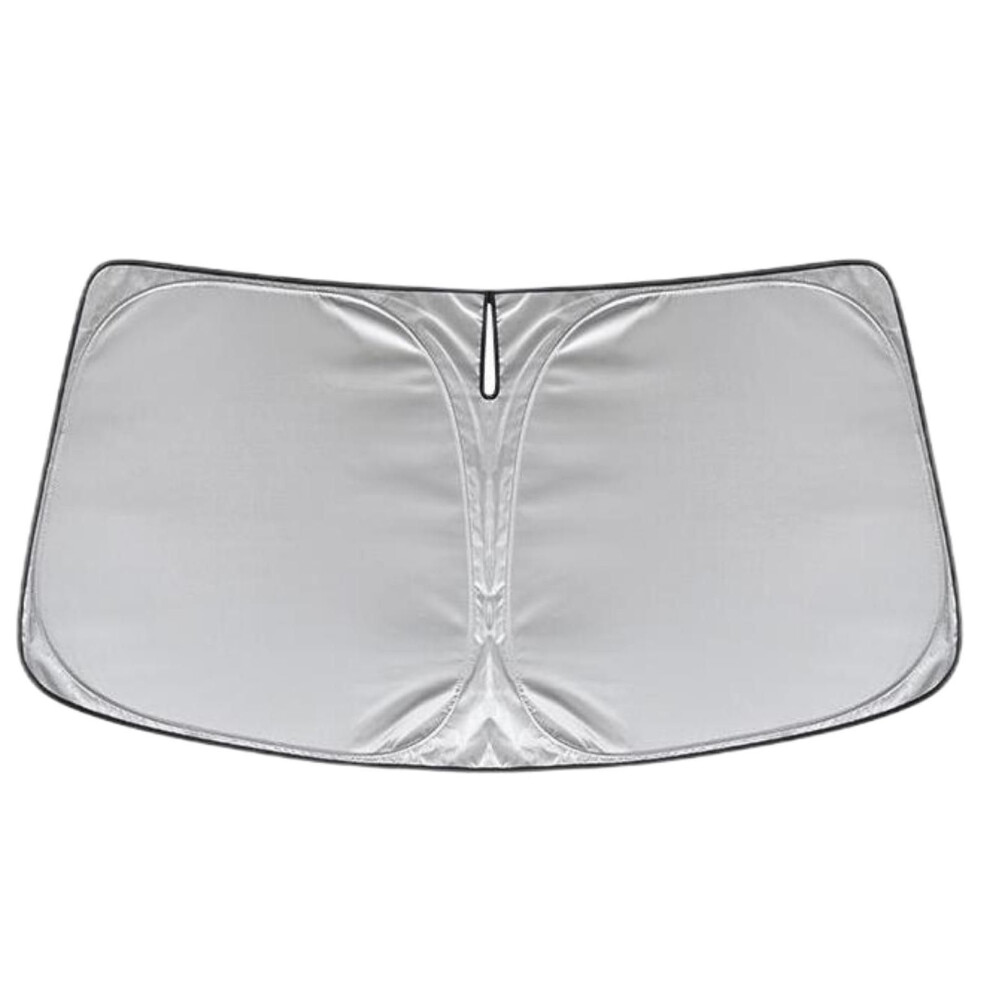 Car Windshield Sun Shade For Ford Mustang 20112014, Foldable Uv And Heat Insulation Visor Silver 9187378666609