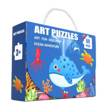 (I) Puzzles for Kids, Jumbo Animal Puzzle, Educational Learning Toys for Family Entertainment and Preschool Education