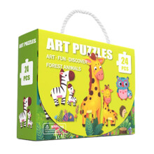 (C) Puzzles for Kids, Jumbo Animal Puzzle, Educational Learning Toys for Family Entertainment and Preschool Education