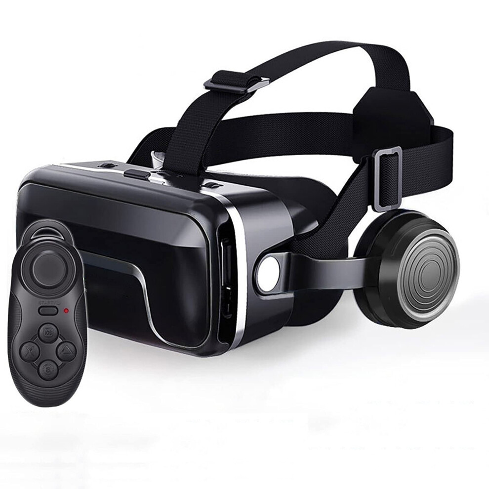 Vr Headset 3D Stereoscopic Sound Immersive 360 Panoramic Imax Level Calls Compatible With All Smartphones Color 12032 9199774326476