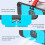 VR Headset Compatible with Switch 2, Adjustable HD Lenses, Head Strap, 3D Goggles, Blue White 3