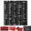 (Red) Toolbox Magnetic Labels 80-Pack, Large Tool Chest Organizer Labels with Strong Magnets & Easy Read 5