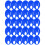 30PCS Blue Plastic Beehive Entrance Discs 6.9cm Beekeeping Accessory 1