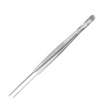 Stainless Steel Straight Tweezer for Water Plant Grass-E