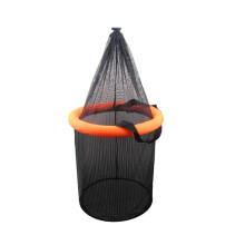 Folding Fishing Holder Bucket Floating Live Fish Net Cage Mesh Landing Basket Bait Storage Bag