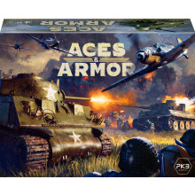 Aces & Armor, WWII Miniatyrstrategispel, Åldrar 14+, 1-4 Spelare, 1-2 Timmars Speltid
