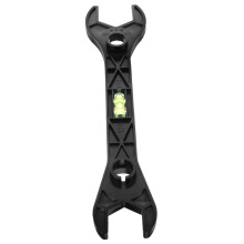 Shower Wrench Plastic Plumbing Spanner With Level For Shower Head Faucet Installation Adjustable 1 Piece Ref: 1438