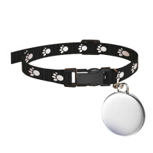 (White) Smart GPS Pet Tracker for Dogs & Cats, Waterproof Real-Time Tracking with Free App