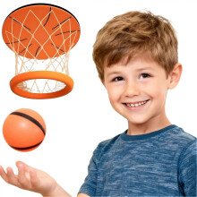 (1pc) Hanging Indoor Basketball Hoop – Mini Basketball Game for Bedroom, Stress-Relieving Toy for Adults & Kids
