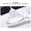 Women's Satin Wireless Triangle Bralette Deep V Neck, One Size, White 6
