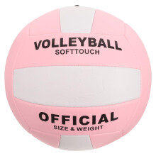 Inflatable Volleyball Soft PU Training Ball for Indoor Sports, Stitched, Standard Beach Volleyball Equipment