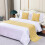 Bed Runner 60x180 cm For 1.2m Bed Yellow Multicolor Design 1