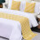 Bed Runner 60x180 cm For 1.2m Bed Yellow Multicolor Design 2
