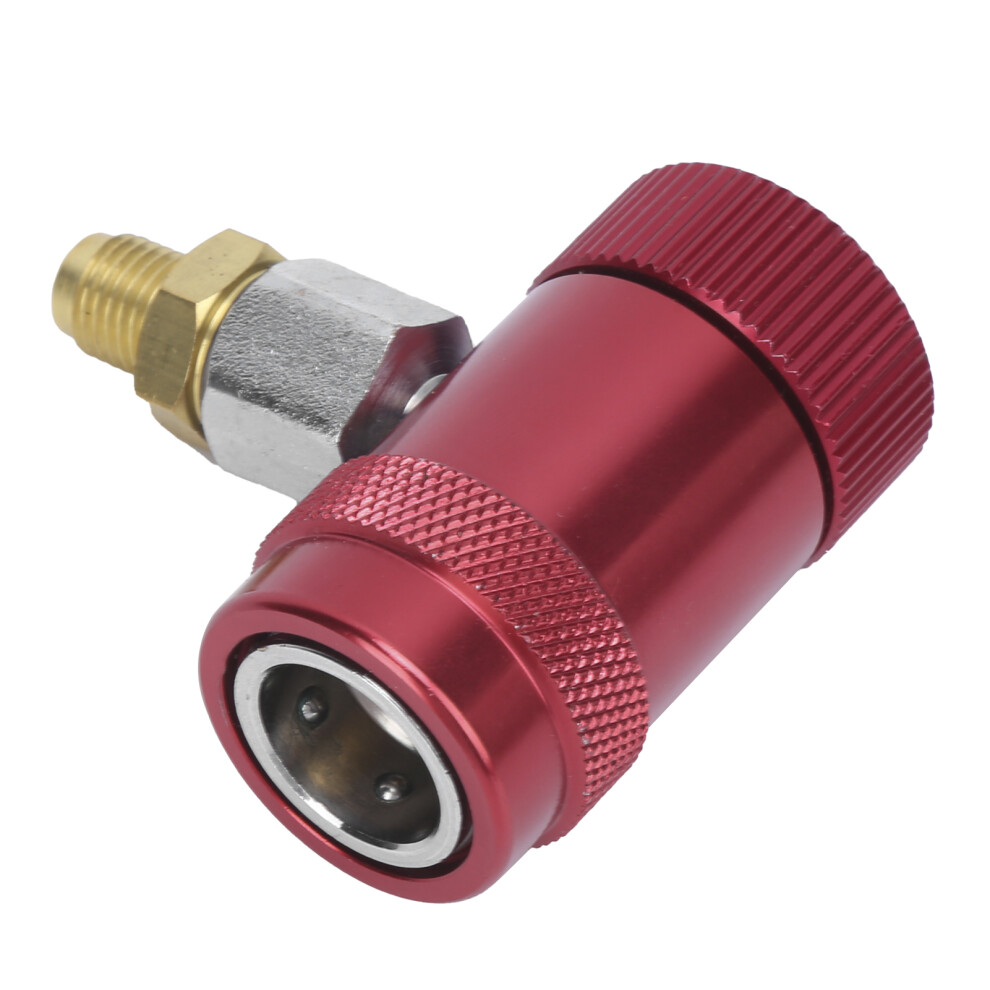 Brass A/C Quick Connector For Trailers Rvs Autos, Red 8471377816181