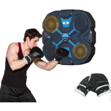 (4Grid) Music Boxing Machine for for Kids & Adults, Wall Mounted Bluetooth Boxing Target with LED Punch Counter, , Multiple Game Modes