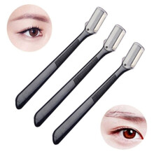 Eyebrow Shaver Set, Microblading Razor For Professional Results, Non-Slip Grip Aluminum Trimmers, Snap Hair Clips Included, Perfect For Eyebrow Groom