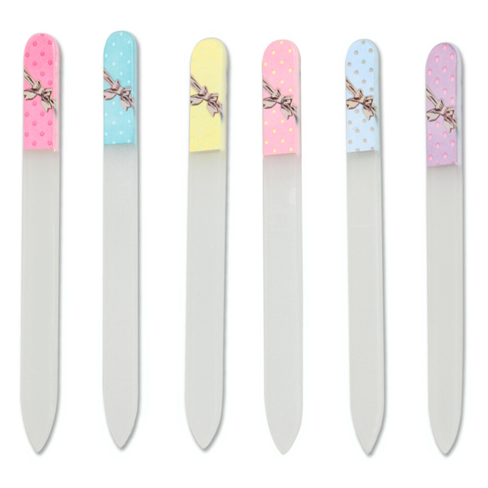Luxury Glass Nail File Set, Portable And Hygienic Choice For Nail Art And Care, Crystal Nail File With Anti-Bacterial Finish For Sensitive Nails And