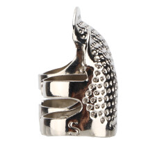 Retro Brass Metal Adjustable Sewing Thimble for Embroidery and Quilting