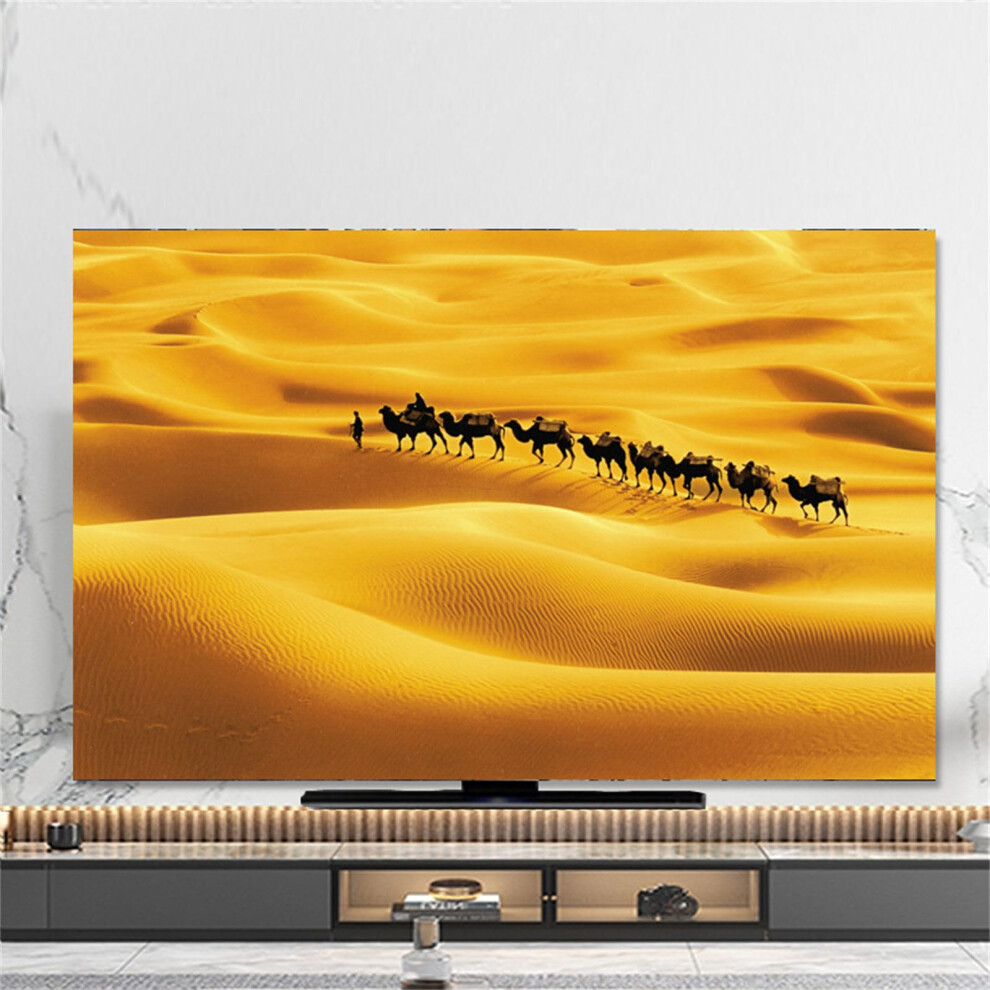 Tv Cover 3D Landscape Pattern For 3280 Inch Tvs, Universal Elastic Television Screen Protector, Desert A 70 Inch 9347817265965
