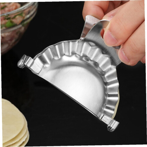 Large Stainless Steel Dumpling Maker Dough Press Mold for Quick Dumpling Making Empanadas Ravioli 2
