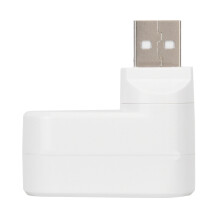 Répartiteur de ports USB portable à 3 ports USB 2.0, connecteur rotatif, compatible avec téléphones portables, imprimantes et appareils photo