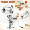 Manual Noodle Press Noodle Roller Machine Stainless Steel Noodle Maker Portable Handheld Noodle Maker Kitchen Tools 4