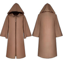 (Xxl, A1) Costume Unisex Hooded Cloak Wizard Medieval S-xl Red