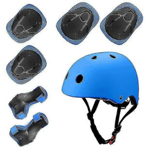 (Blue) Sports Protective Ar 's Kids Protective Ar 7 Piece Set