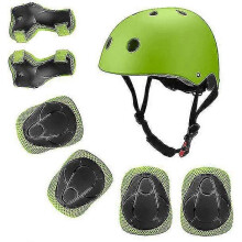 (Green) Sports Protective Ar 's Kids Protective Ar 7 Piece Set