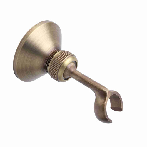 Elegant Adjustable Brass Shower Bracket - Durable & Rust-Resistant Holder
