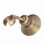 Elegant Adjustable Brass Shower Bracket - Durable & Rust-Resistant Holder 4