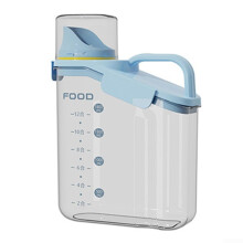 Leak Proof Dog Food Storage Bin With Ergonomic Carry Handle And Double Seal Technology Blue