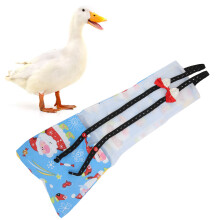 Flexible Chicken Diapers Waterproof Blue Christmas XS for Small Poultry