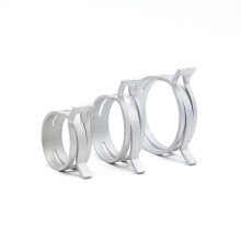 Hose Clamps M4.5/5/6/7/8/9/10/11/1237mm, 10 Pcs, Fuel Line Water Pipe Clamp Hoops Air Tube Fastener M30