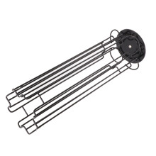 32-Kapsel-Kaffeekapselhalter-Karussell, 43x14,5cm, Schwarz