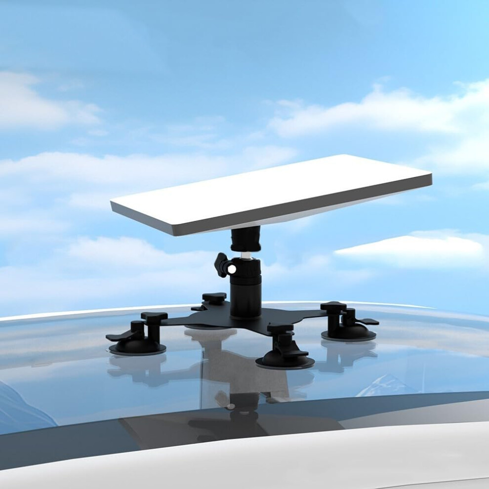 Aluminum Alloy 360 Degree Adjustable Tv Bracket Rotatable Mounting Bracket With Suction Cup For Starlink Mini Rv Boat 9199774329965