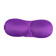 Contoured Eye Mask 2 Pack Lightweight Breathable Sleep Blindfold Adjustable Soft Eye Cover Purple Black