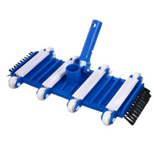 Vacuum Brush Pool Tool Head Cleaner, Manual Pool Vacuum for Deep Cleaning Floors and Liner Edges, Removes Algae and Dirt