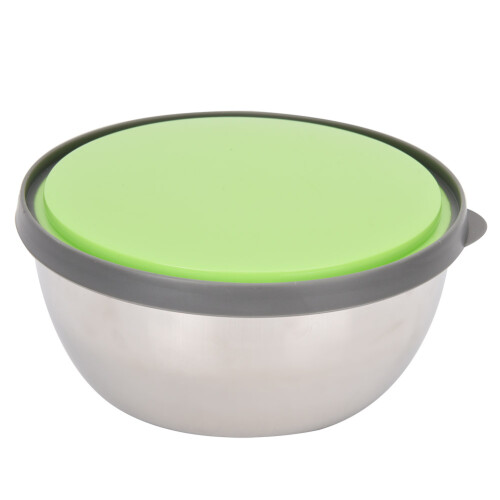 3 Versatile Stainless Steel Containers with Lids for Kitchen Use 2