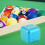 Aluminum Mini Pool Chalk Holder with Magnet, 3cm Blue 5