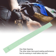 Protetores higiênicos para cabos de tatuagem com adesivos reutilizáveis, feitos de material PE resistente à água e poeira, ideais para festas de