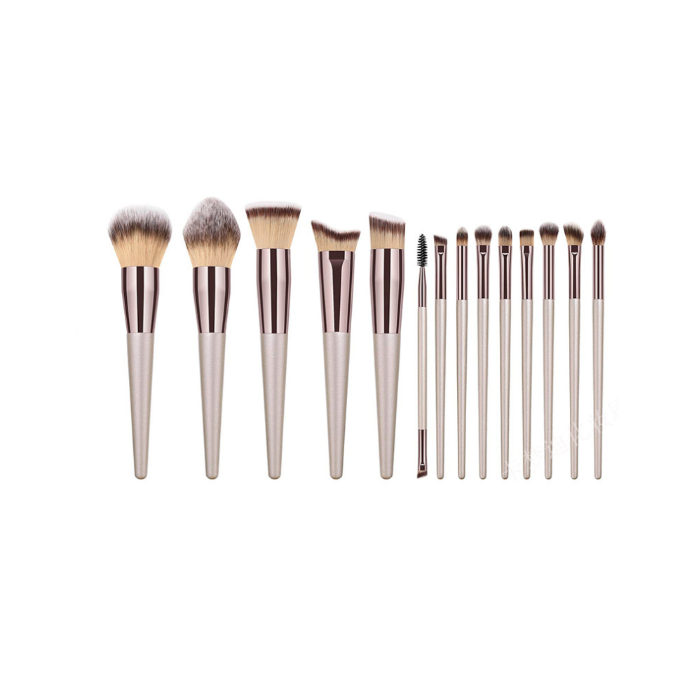 Customizable Makeup Brushes Set, 18 Pcs Professional Non-Shedding Brushes For Beginners And Enthusiasts, Skin-Friendly Synthetic Fibers Ergonomic